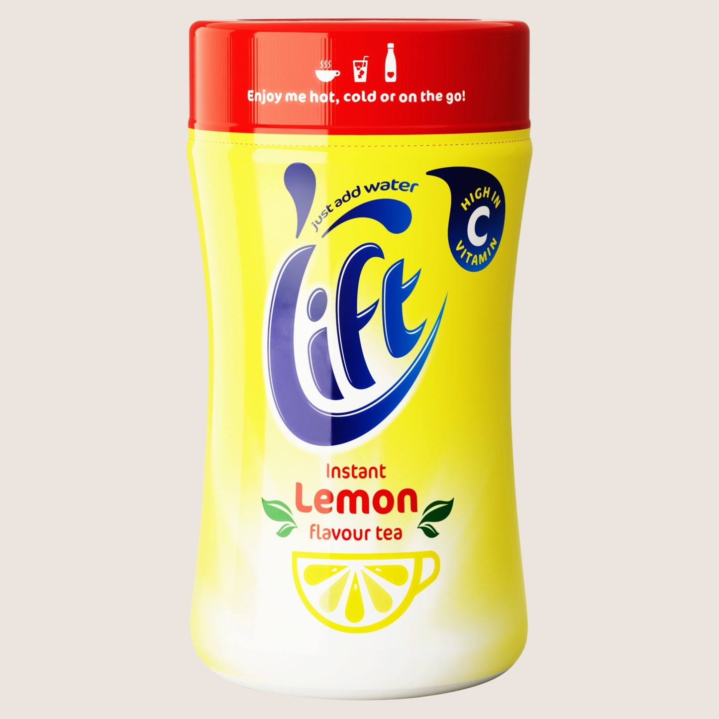 Lift Instant Lemon Flavour Tea Vegan Friendly 165g