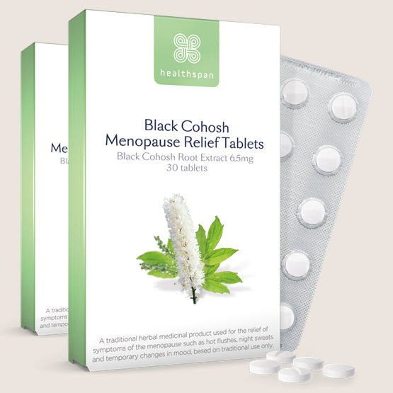 Healthspan Black Cohosh Menopause Relief 60 tablets