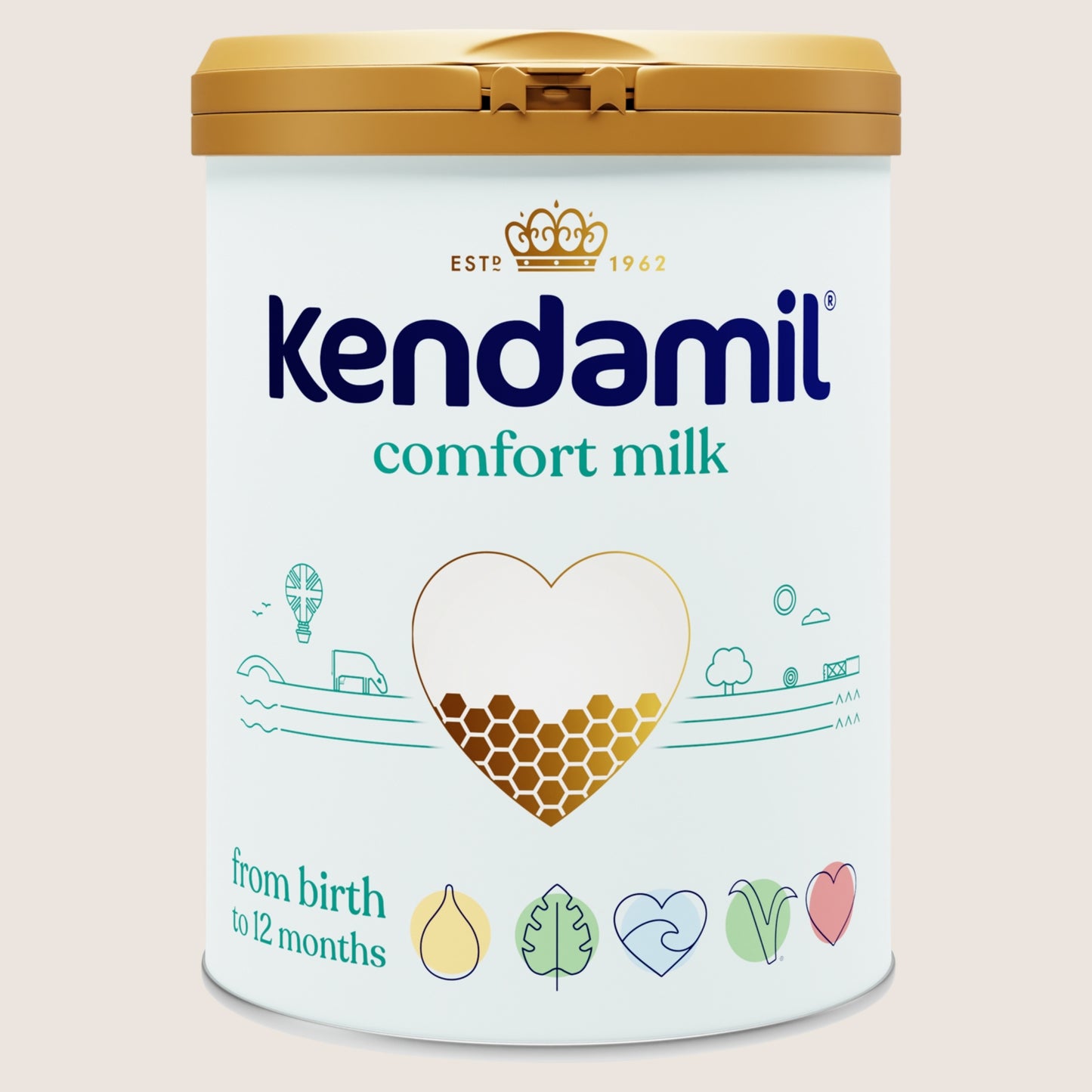 Kendamil Comfort Milk From Birth Gentle Formula 800g