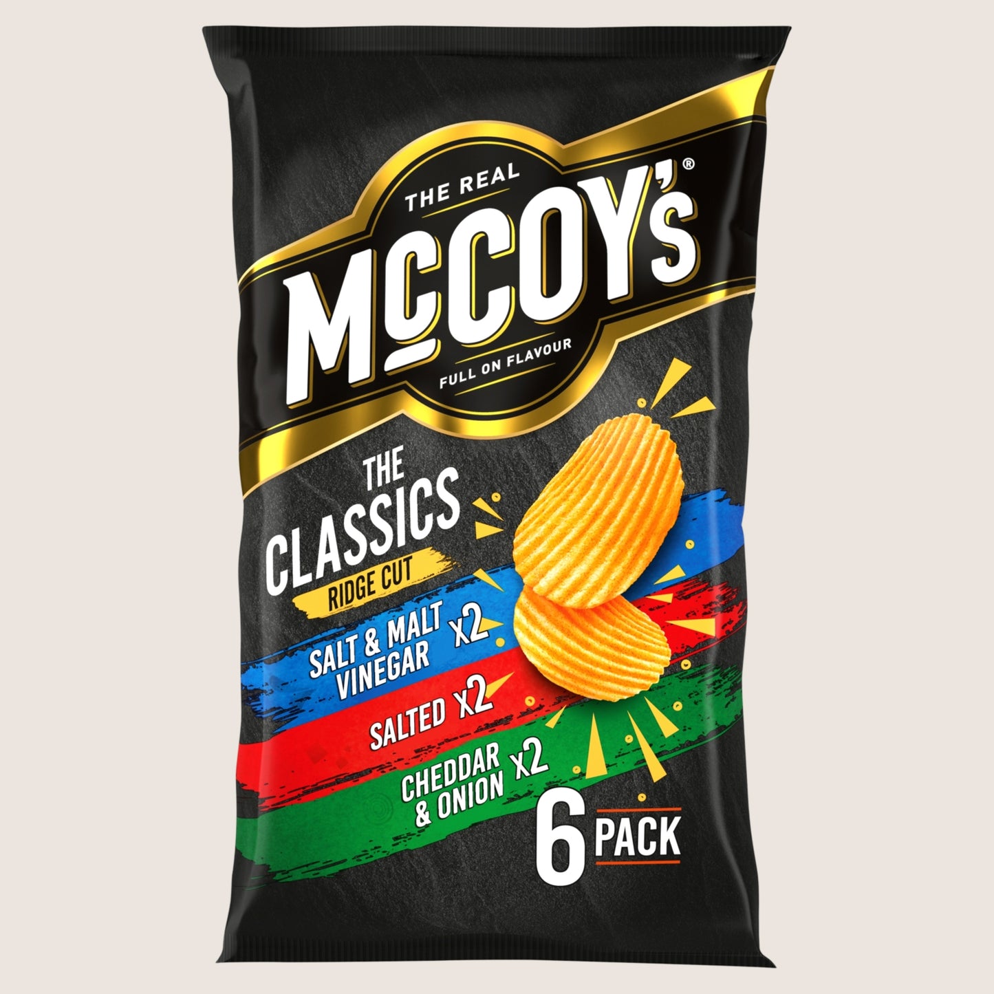 McCoy's Classic Variety Crisps Multipack 6 Pack
