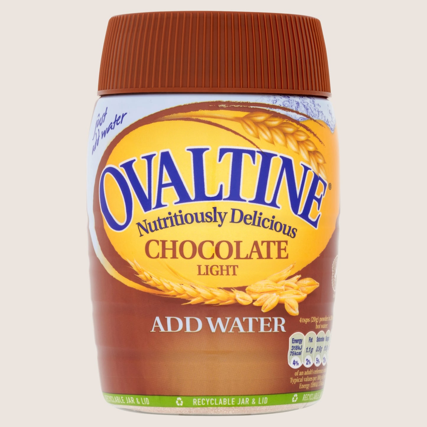 Ovaltine Chocolate Light Rainforest Alliance Certified 300g