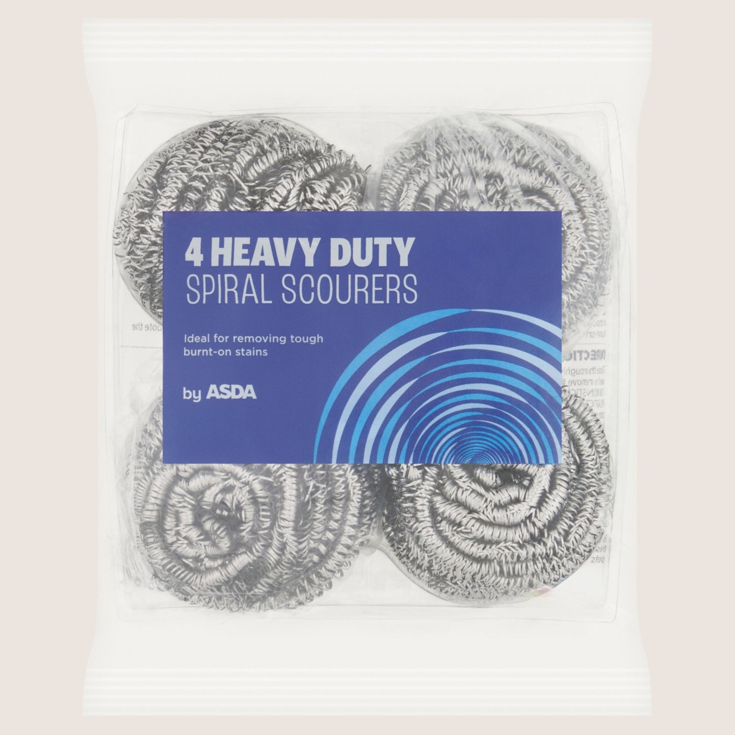 ASDA 4 Heavy Duty Spiral Scourers
