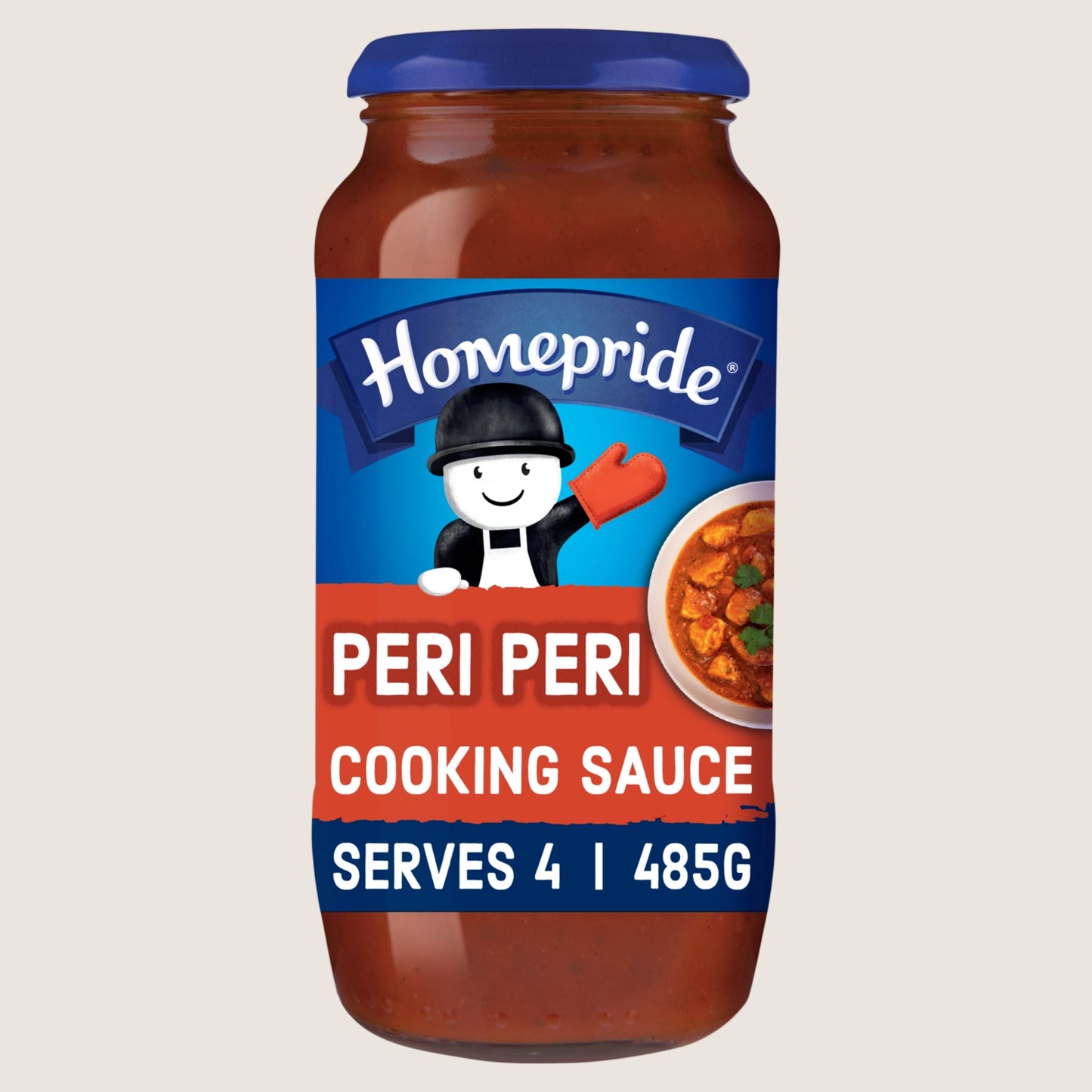 Homepride Peri Peri Cooking Sauce No Added Sugar 485g