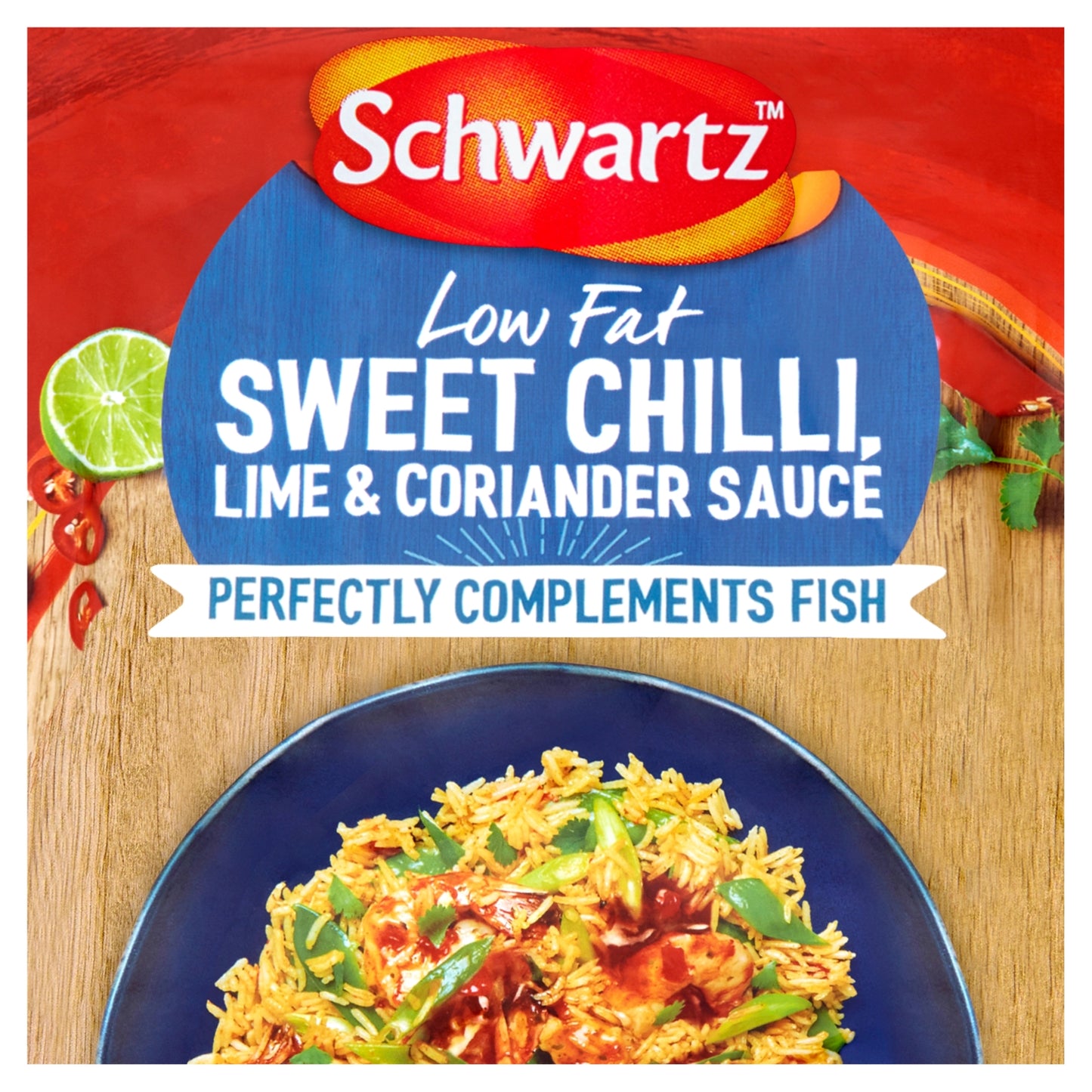 Schwartz Sweet Chilli, Lime & Coriander Sauce No Artificial Additives 300g