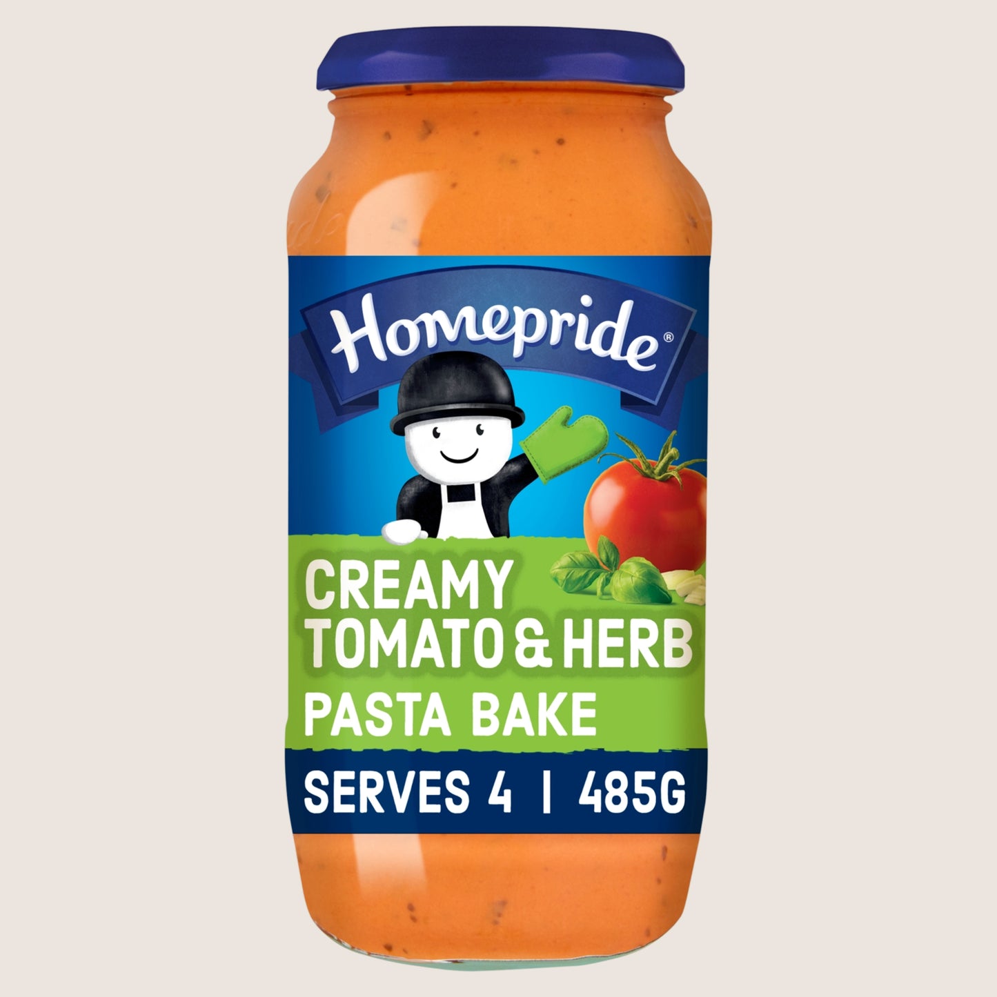Homepride Pasta Bake Sauce Creamy Tomato and Herb No Artificial Additives 485g