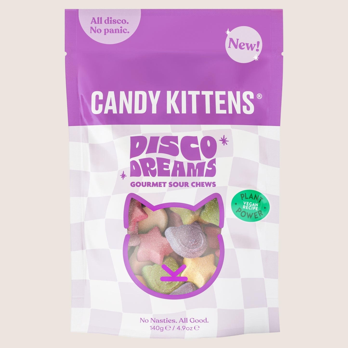 Candy Kittens Disco Dreams Gourmet Sour Chews 140g