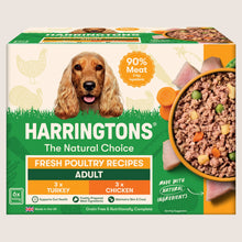 Harringtons Adult Complete Wet Dog Food – Fresh Poultry Recipes with Potato & Veg, Free Grain Free 6x400g