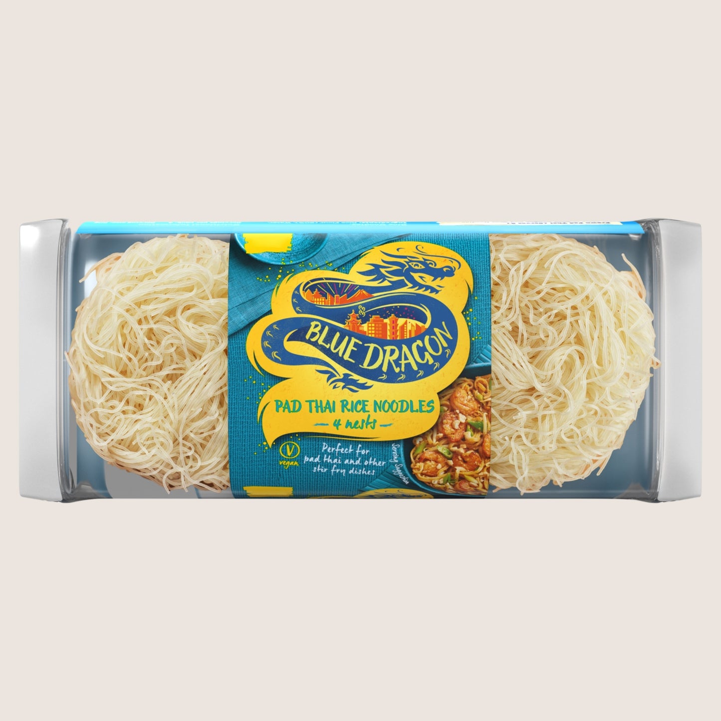 Blue Dragon Pad Thai Rice Noodles No Artificial Additives 200g