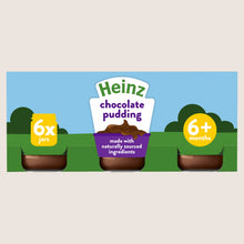 Heinz By Nature Chocolate Pudding 6+ Months No Artificial Additives 6 x 120g