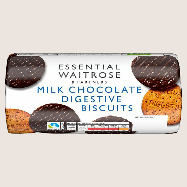 Waitrose Milk Chocolate Digestive Biscuits Wholesome Delight 300G