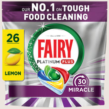 Fairy 30 Minute Miracle Platinum Plus Dishwasher Tablets 26 Capsules