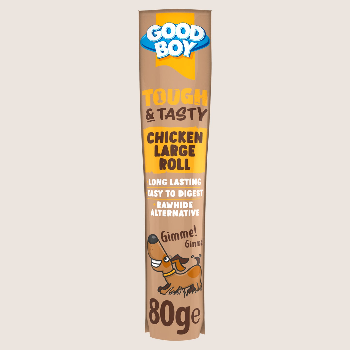 Good Boy Tough & Tasty Dog Treats Large Roll Nutritionally Complete 80g