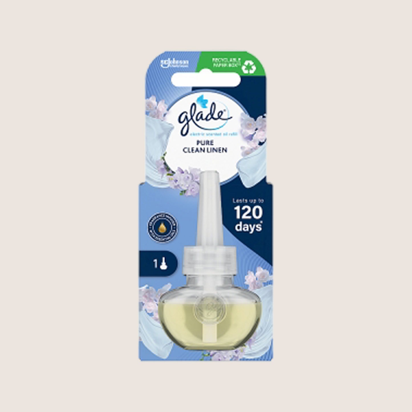 Glade Electric Scented Oil Plug In Refill Clean Linen 20ml