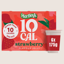 Hartley's 10 Cal Strawberry Flavour Jelly Pots No Artificial Additives 6 x 175g