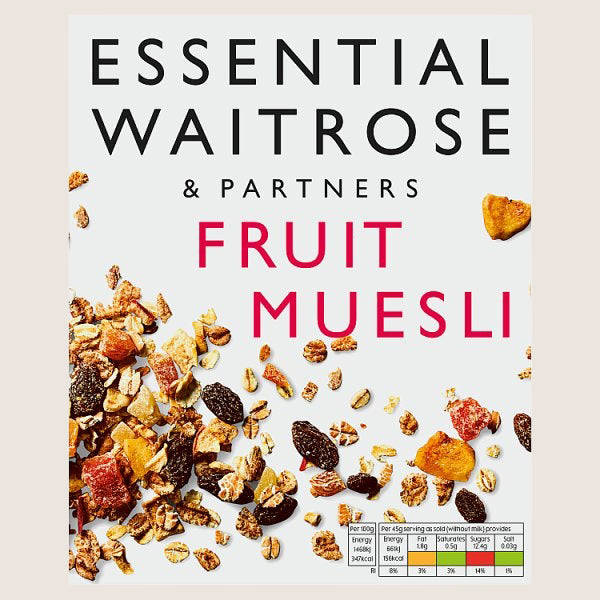 Waitrose Fruit Muesli Morning Energy 1KG