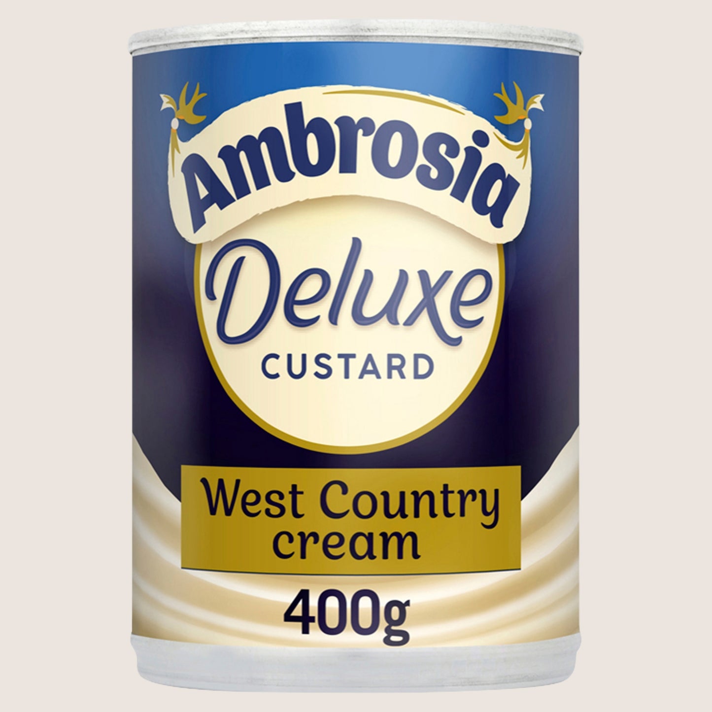Ambrosia Deluxe Custard Dessert Can No Artificial Additives 400g