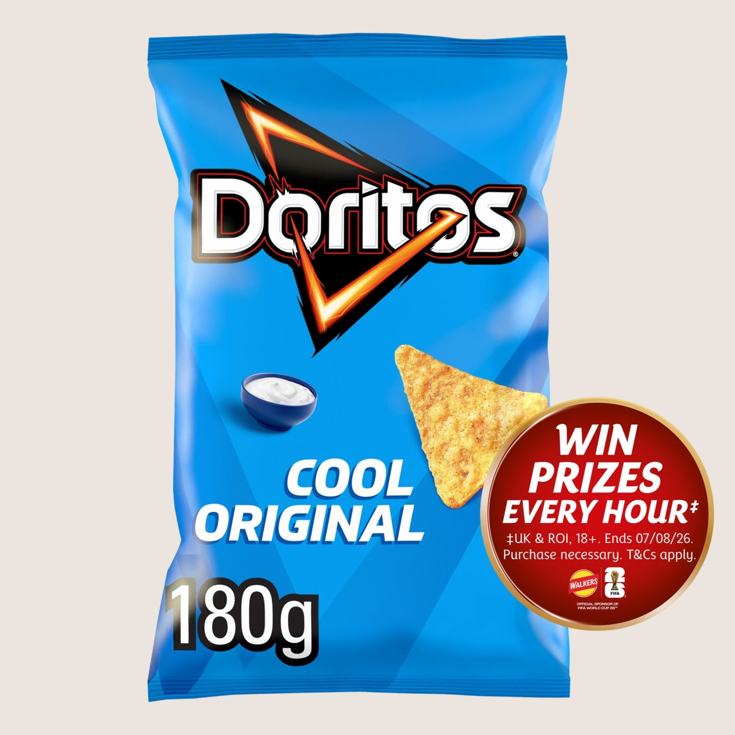 Doritos Cool Original Tortilla Chips Sharing Crisps No Artificial Additives 180g