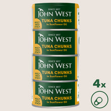 John West Tuna Chunks in Sunflower Oil 4x125g