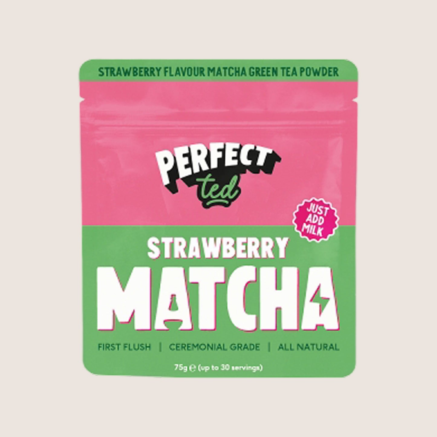 Perfect Ted Strawberry Matcha Gluten Free 75g