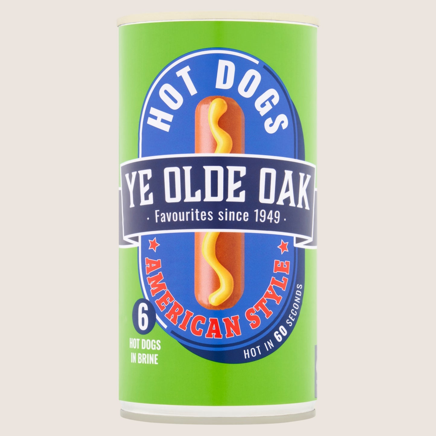 Ye Olde Oak 6 American Style Hot Dogs in Brine 560g