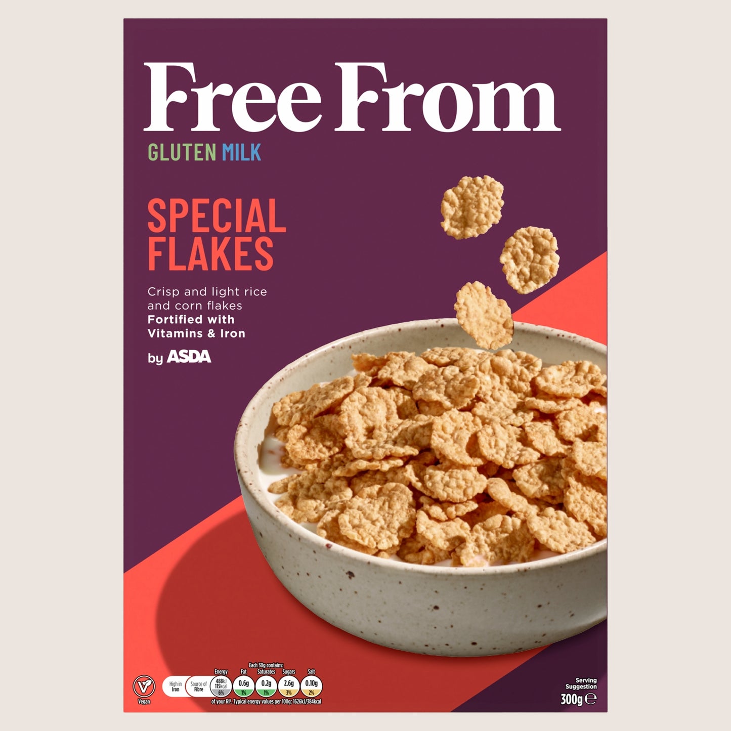 ASDA Free From Special Flakes Gluten Free 300g