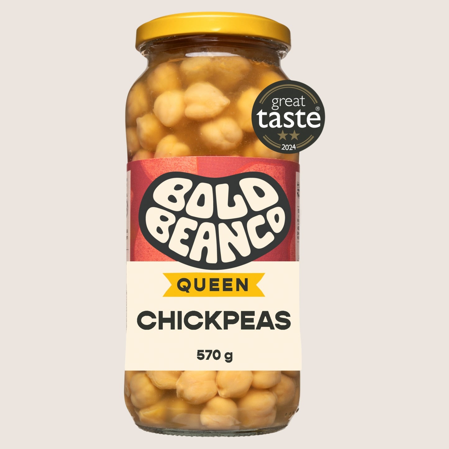 Bold Bean Co Queen Chickpeas Vegan Friendly 570g
