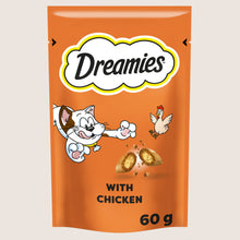 DREAMIES Cat Treat Biscuits with Chicken Nutritionally Complete 60g