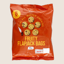M&S All Butter Mini Fruity Flapjack Cookie Bags All Butter Recipe 108 g