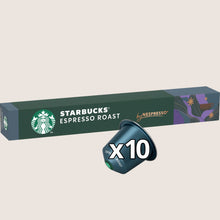 Starbucks ® by Nespresso® Dark Espresso Roast Coffee Capsules X10 No Artificial Additives