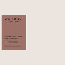Waitrose Belgian Chocolate Flaked Truffles Pure Indulgence 150G