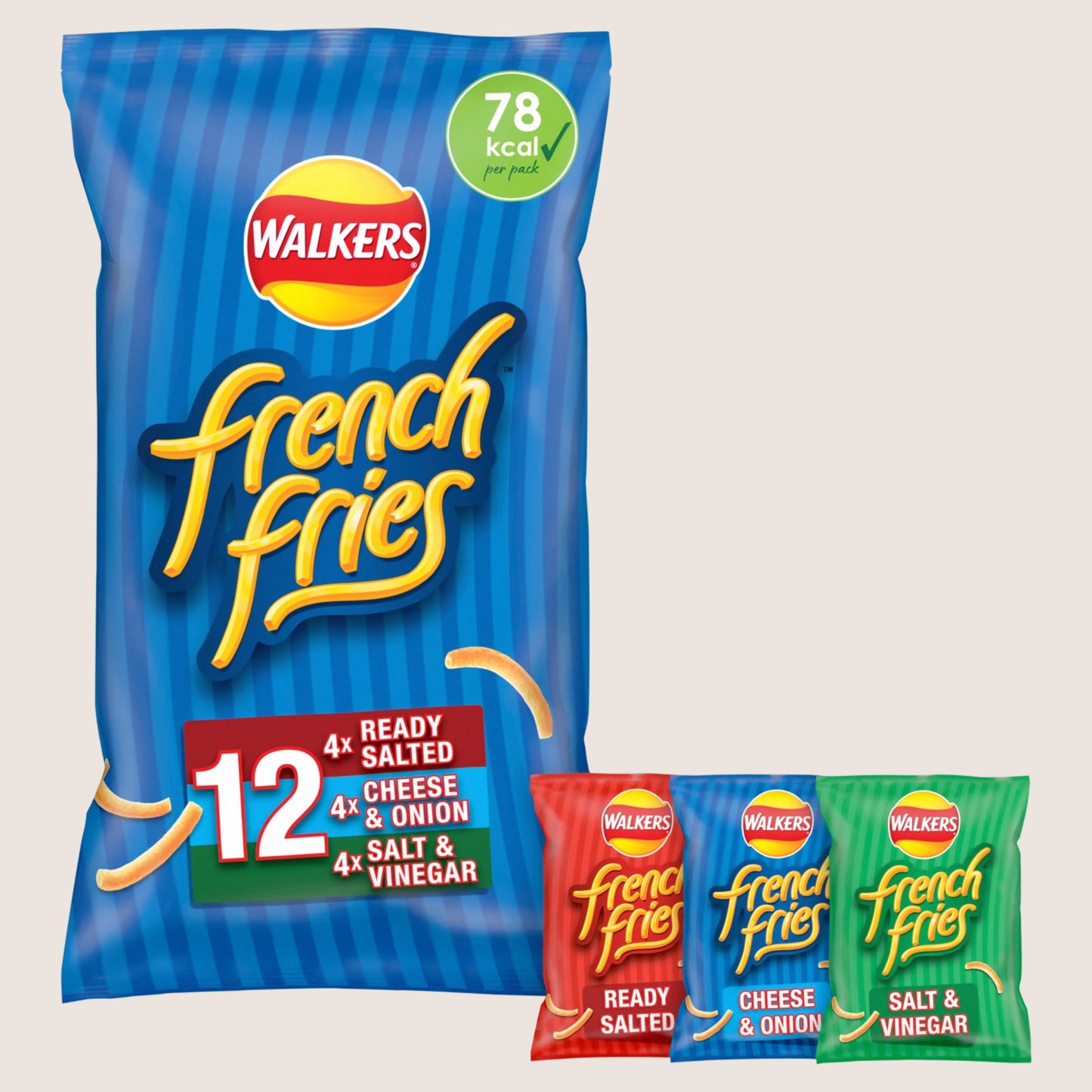 Walkers French Fries Variety Snacks Multipack 12x18g