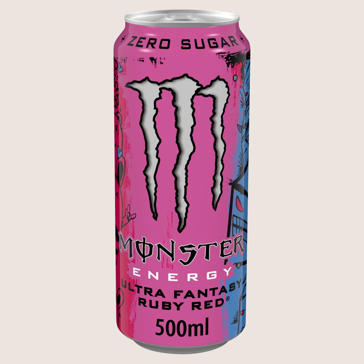 Monster Energy Drink Ultra Fantasy Ruby Red Zero Sugar 500ml
