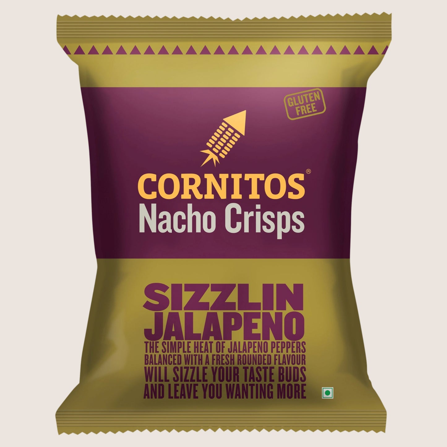 Cornitos Sizzlin Jalapeno Nacho Crisps Gluten Free 55g