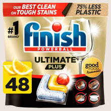 Finish Ultimate Plus All In One Lemon Dishwasher Tablets Lemon - 48 Tabs