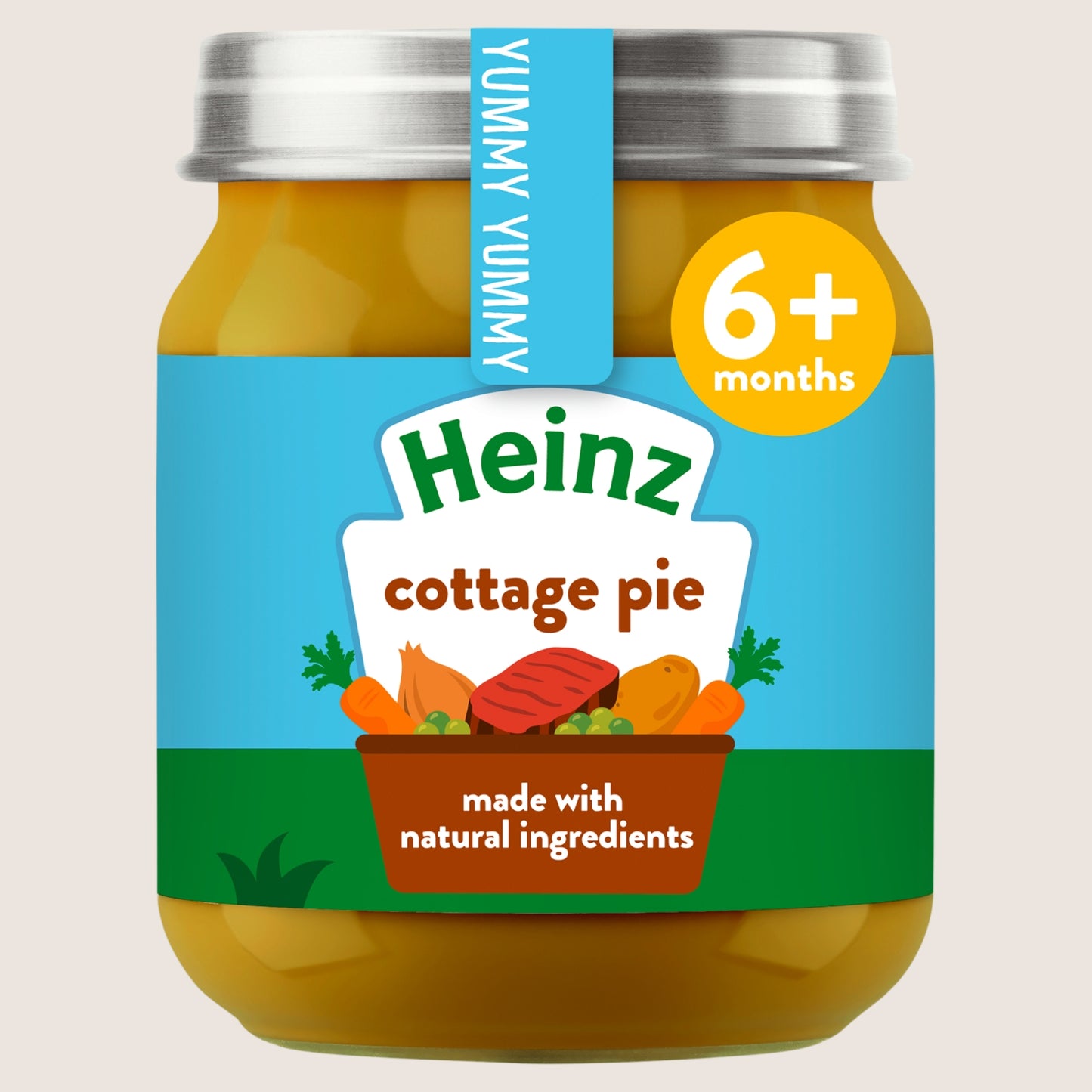 Heinz By Nature Cottage Pie 6+ Months Baby Food Jar No Artificial Additives 120g