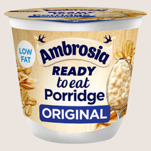 Ambrosia Ready to Eat Porridge Oat Cereal Pot Original Vitamin Fortified 210g