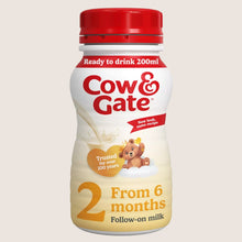 Cow & Gate 2 Follow On Baby Milk Liquid Formula Ready to Drink, 6-12 Months Suitable from Birth 200ml