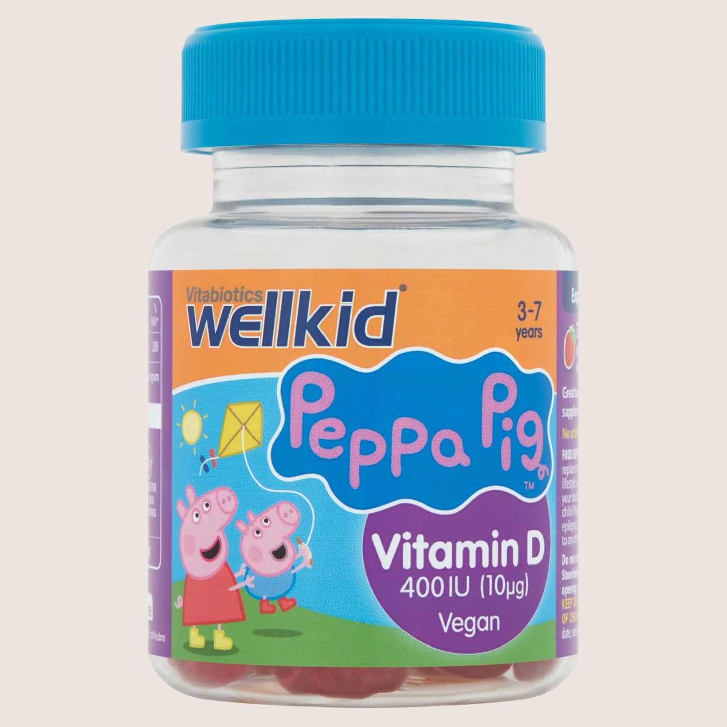 Vitabiotics Peppa Pig Vitamin D 400IU (10µg) 3 - 7 Years