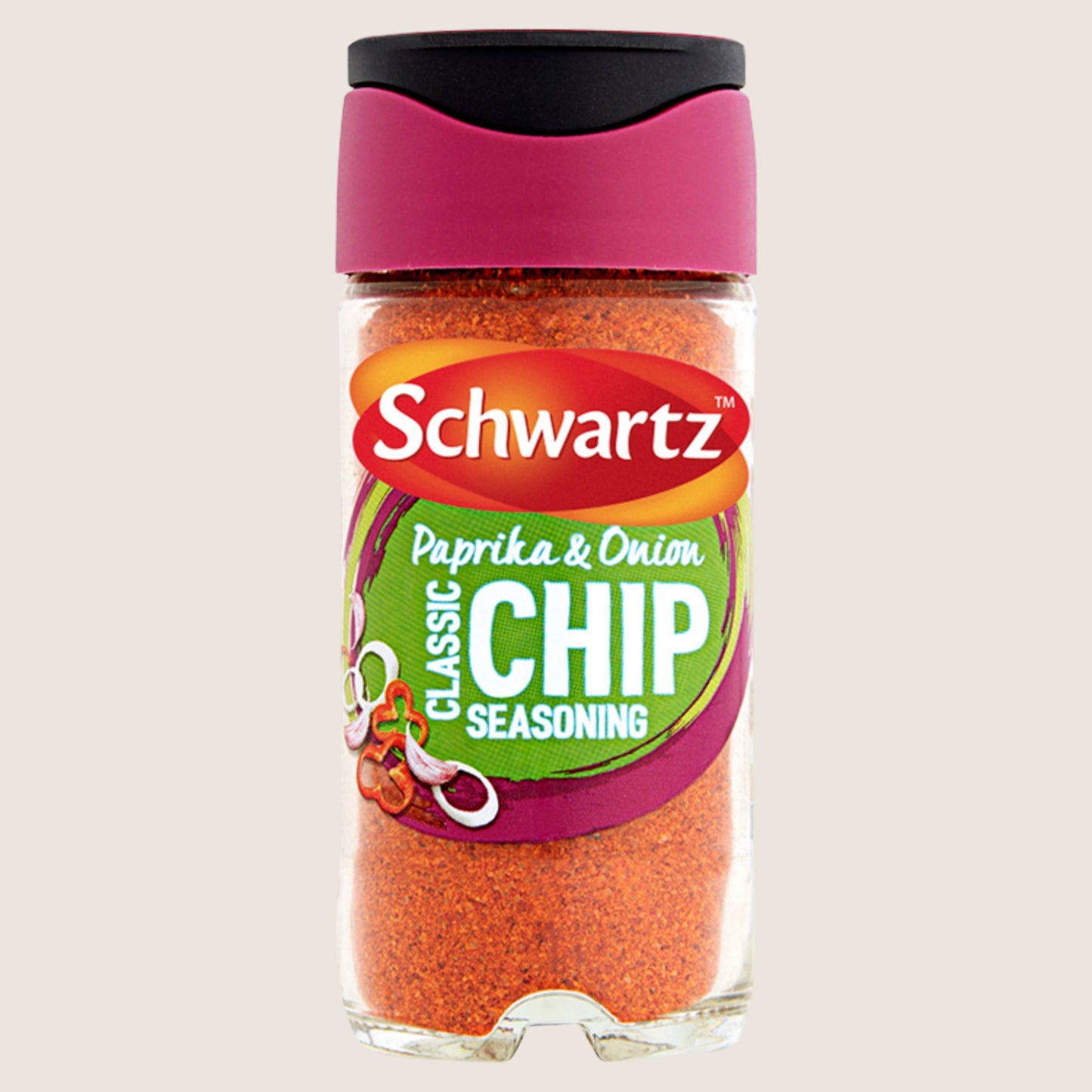 Schwartz Paprika & Onion Classic Chip Seasoning No Artificial Additives 50g