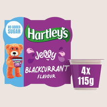 Hartley's No Added Sugar Blackcurrant Flavour Jelly 4 x 115g