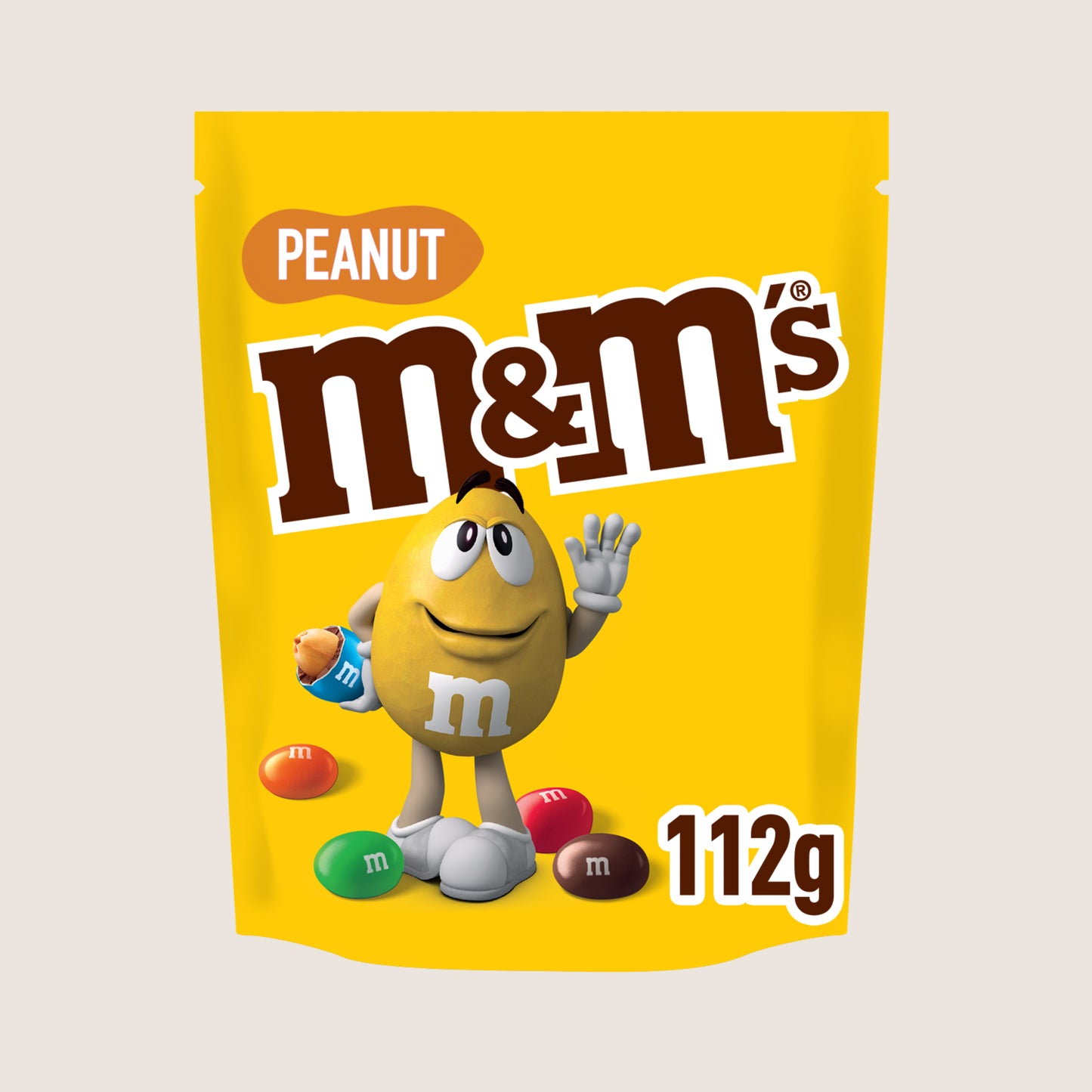 M&M's Peanut Chocolate Pouch Bag 112g