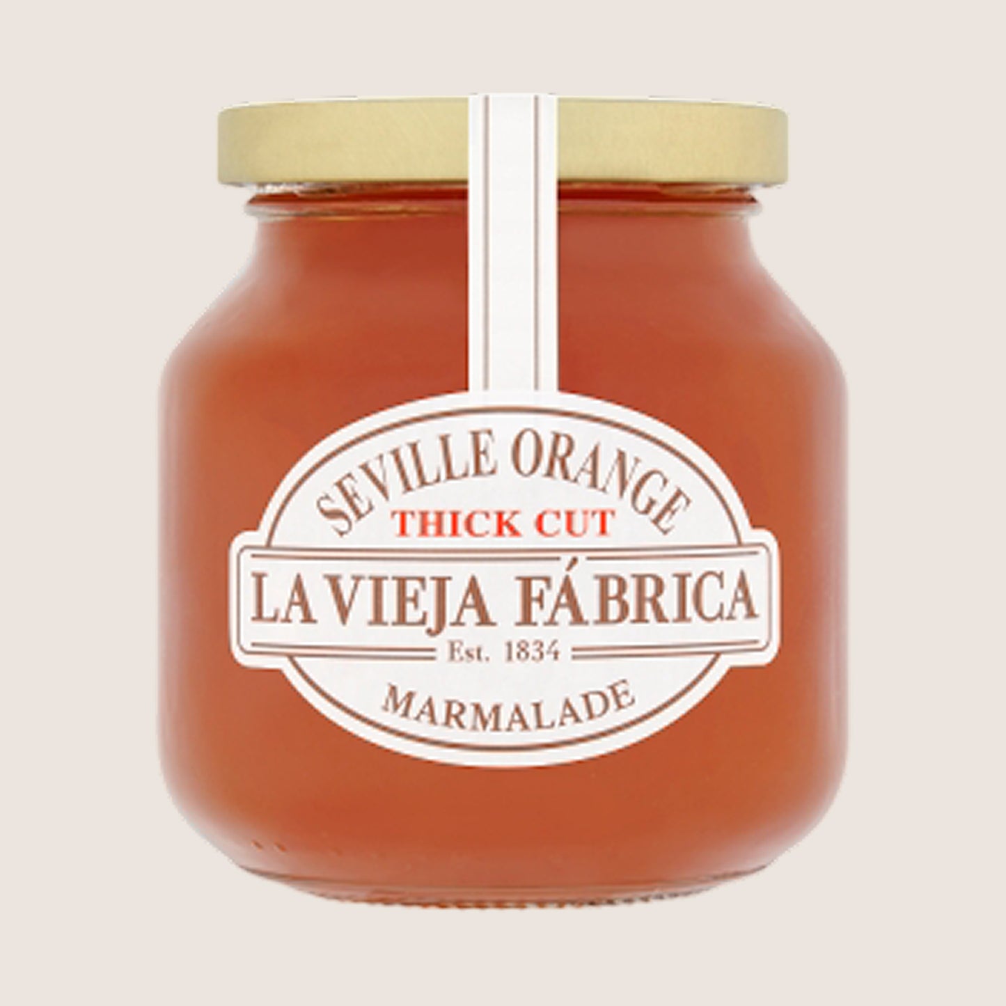 La Vieja Fábrica Seville Orange Thick Cut Marmalade No Artificial Additives 365g