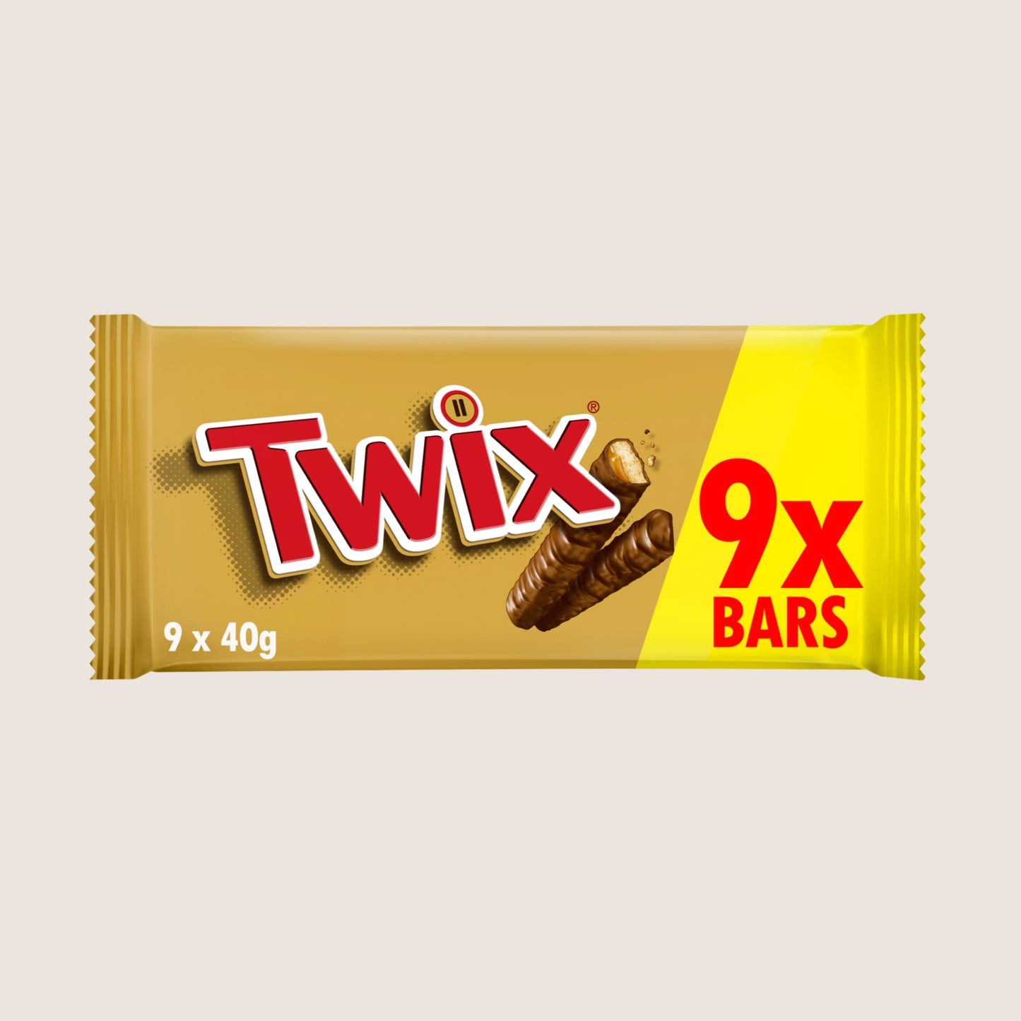 Twix Caramel Chocolate Bars x 9 40g