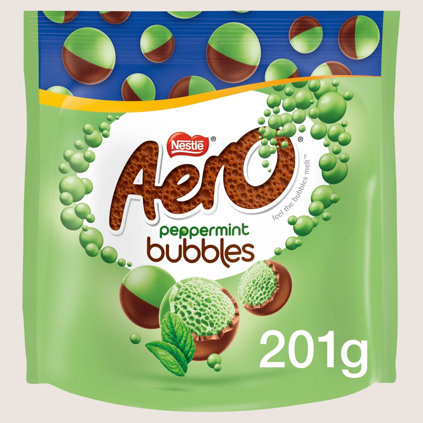 Aero Bubbles Peppermint Milk Chocolate Sharing Bag 181g