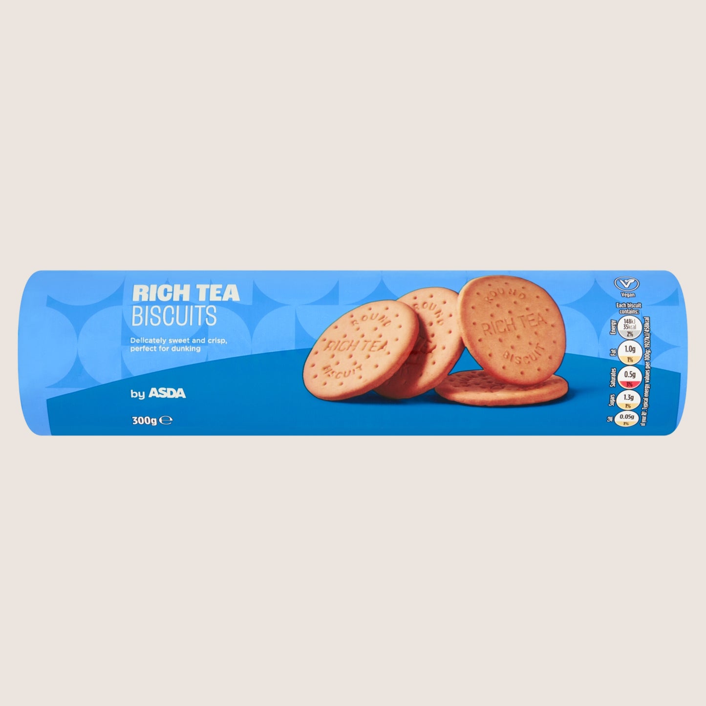 ASDA Rich Tea Biscuits Free From Artificial Additives 300g