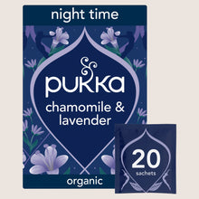 Pukka Organic Night Time Herbal Tea&nbsp;With Chamomile 20 Home Compostable Sleep Tea Bags 20g
