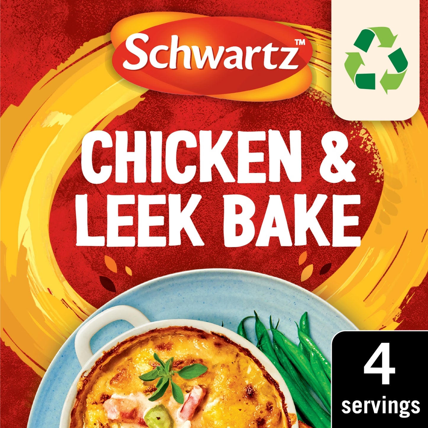Schwartz Chicken & Leek Bake Recipe Mix No Artificial Additives 35g