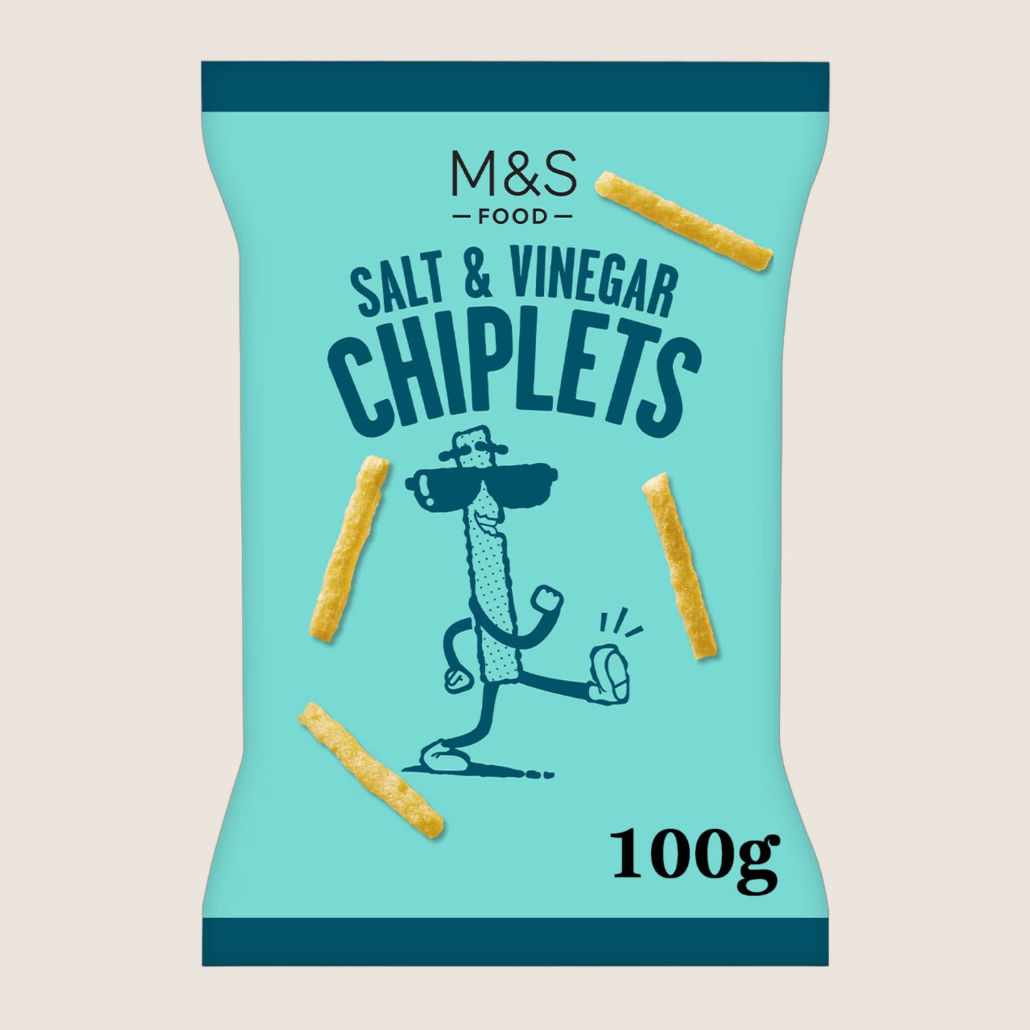 M&S Salt & Vinegar Chiplets 100 g