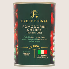 Exceptional by ASDA Pomodorini Cherry Tomatoes Sun Ripened Tomatoes 400g