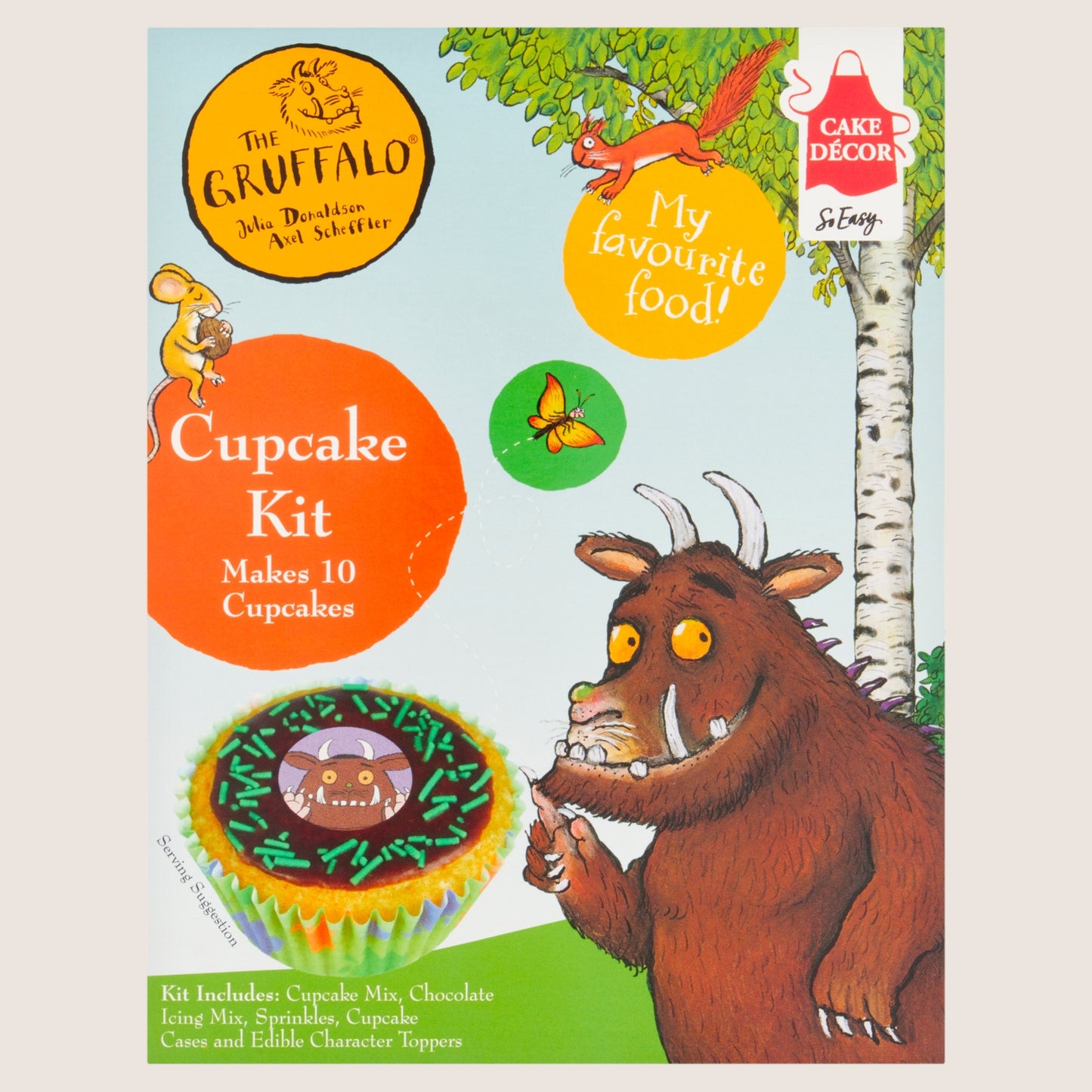 Cake Décor The Gruffalo Cupcake Kit Premium Quality 180g